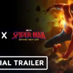 Imagem do trailer oficial da colaboração entre PUBG Mobile e Homem-Aranha mostrando personagens em ação