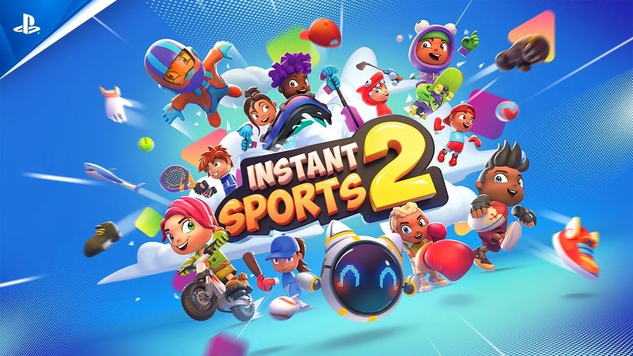 Imagem do trailer oficial de Instant Sports 2 para PS5 mostrando diferentes modalidades esportivas