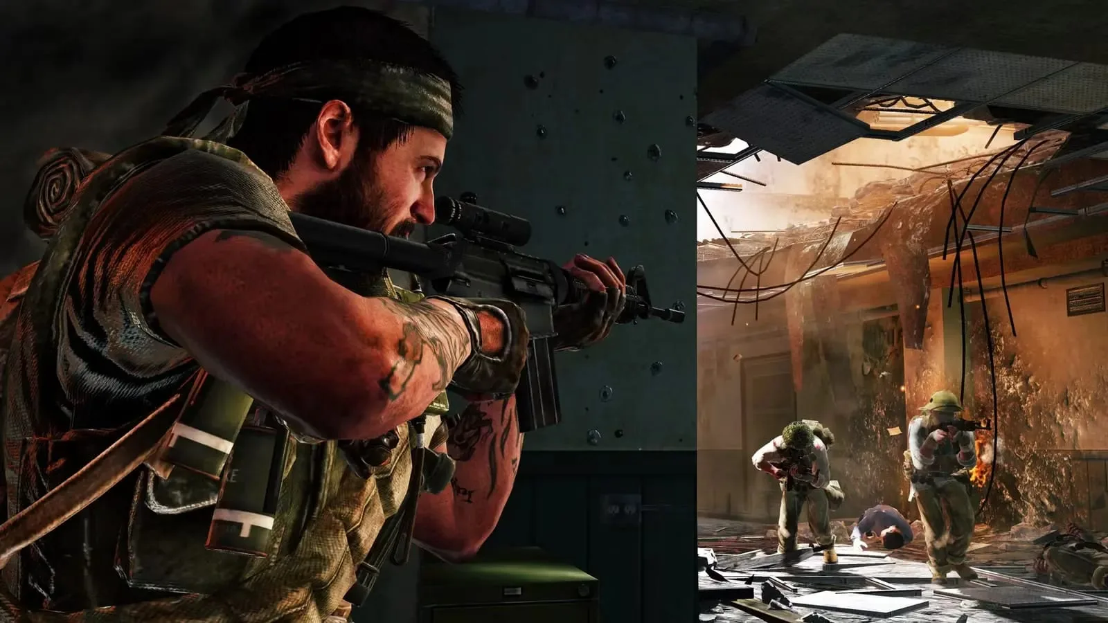 Imagem ilustrativa do gameplay de Call of Duty Black Ops rodando no PS5