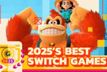 Imagem ilustrativa do Nintendo Switch com referência à franquia Metroid