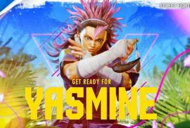 Imagem oficial com Yasmine lutando em Street Fighter 6