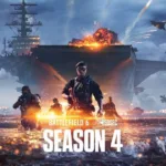 Imagem oficial da Temporada 4 de Battlefield 6 com destaque para jatos e batalhas navais