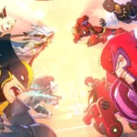 Imagem oficial do Beta Aberto de MARVEL Tōkon: Fighting Souls com personagens em ação
