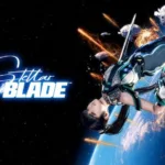 Imagem oficial do jogo Stellar Blade destacando personagem em ação