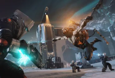 Imagem oficial do Warframe mostrando personagem em destaque da Tau TennoCon 2026