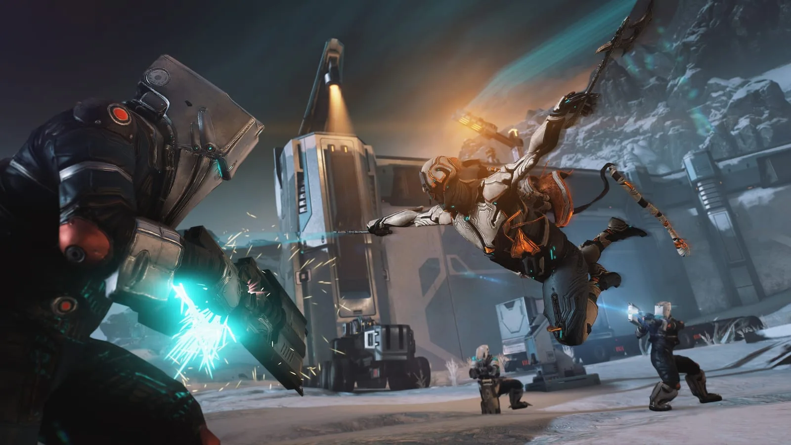 Imagem oficial do Warframe mostrando personagem em destaque da Tau TennoCon 2026
