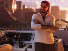 Imagem promocional de GTA 6 mostrando protagonistas