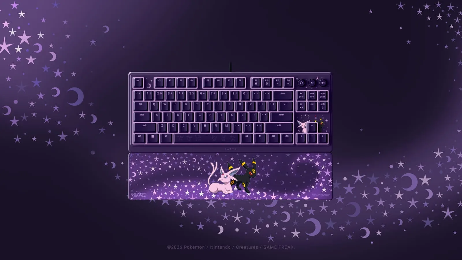 Razer lança coleção Espeon & Umbreon com periféricos gamer inspirados em Pokémon