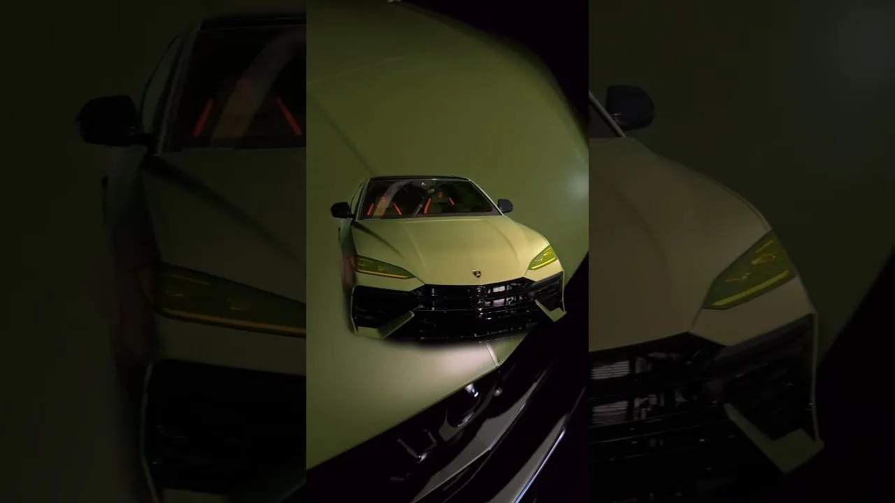 Lamborghini Urus customizado com pintura inspirada em Spartan de Halo