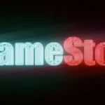 Logo da GameStop com fachada de loja