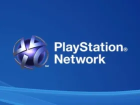 Logo do PlayStation com fundo azul indicando a marca da PlayStation Network