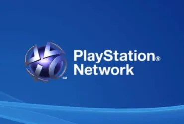 Logo do PlayStation com fundo azul indicando a marca da PlayStation Network