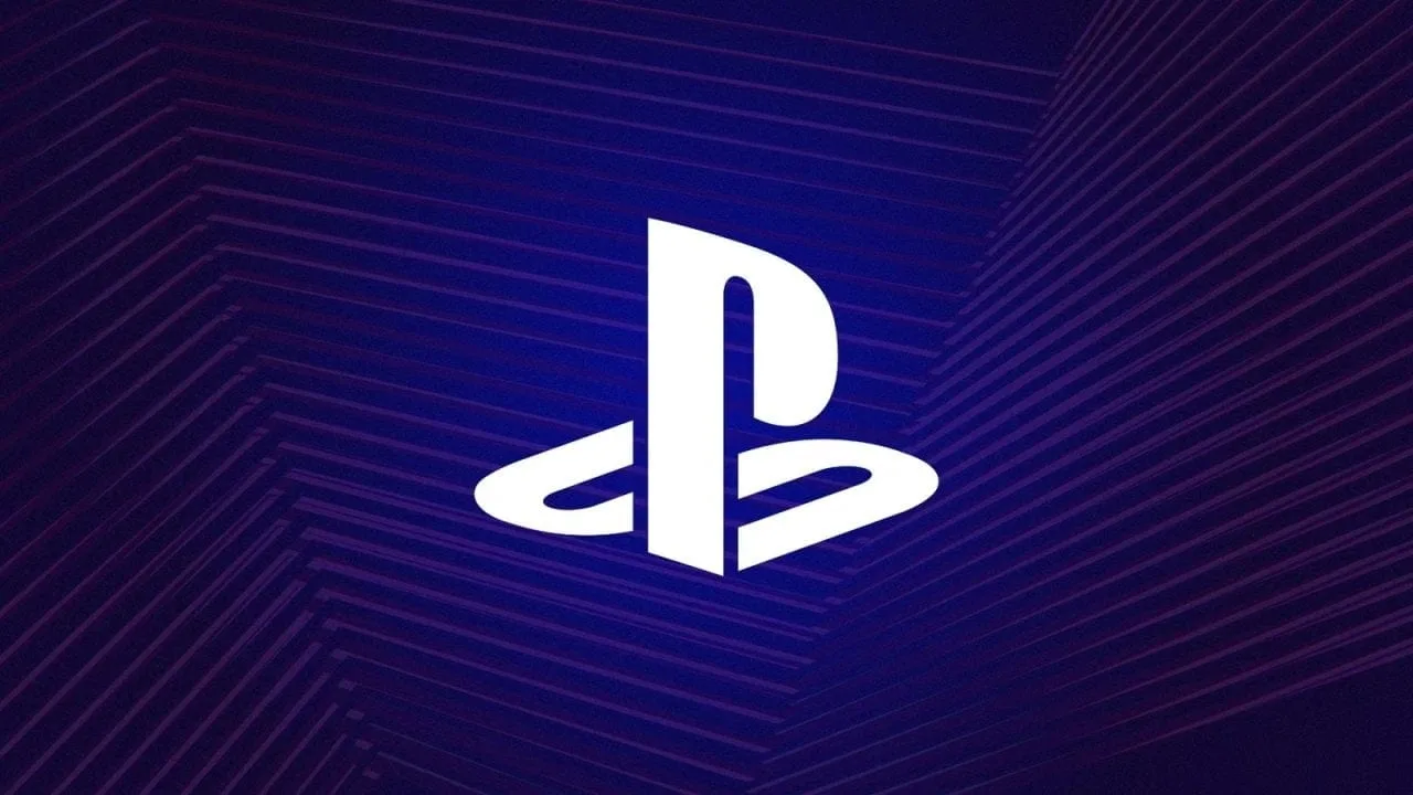 Logotipo do PlayStation durante uma apresentação oficial