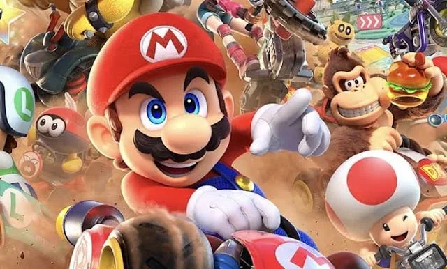 Nintendo Music aplicativo mostrando Mario Kart World