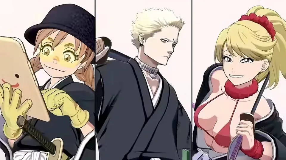 Personagens de BLEACH Mirrors High criados por Tite Kubo