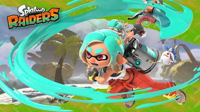 Personagens de Splatoon Raiders colaborando em missão cooperativa