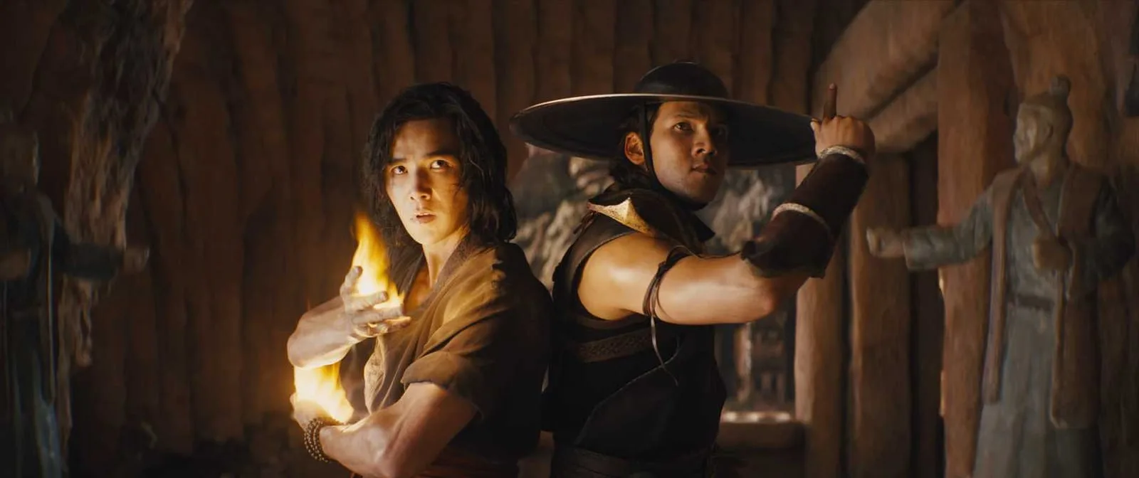 Poster oficial do filme Mortal Kombat 2 com personagens principais