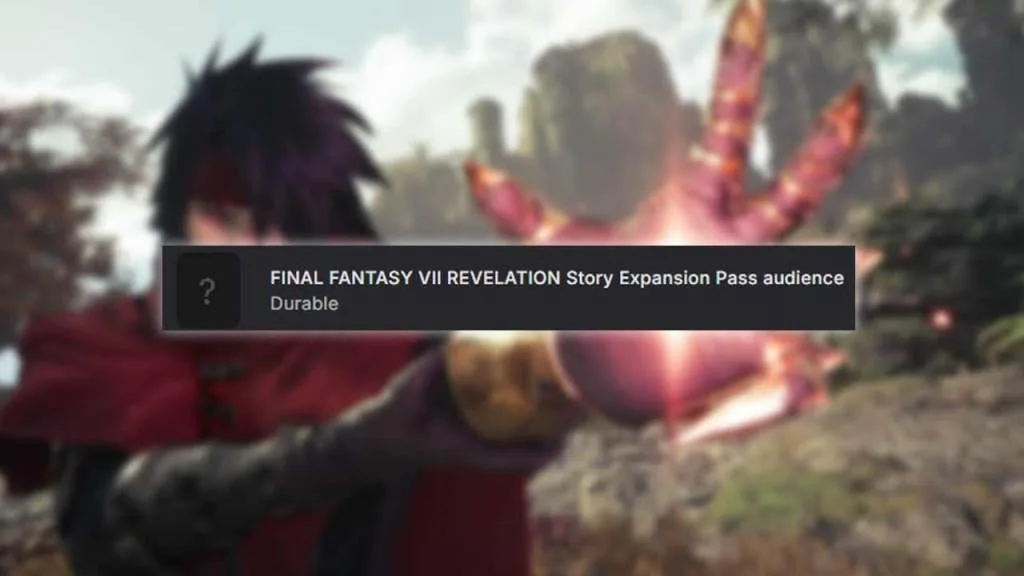 Print da Epic Games Store indicando Story Expansion Pass para Final Fantasy 7 Revelation