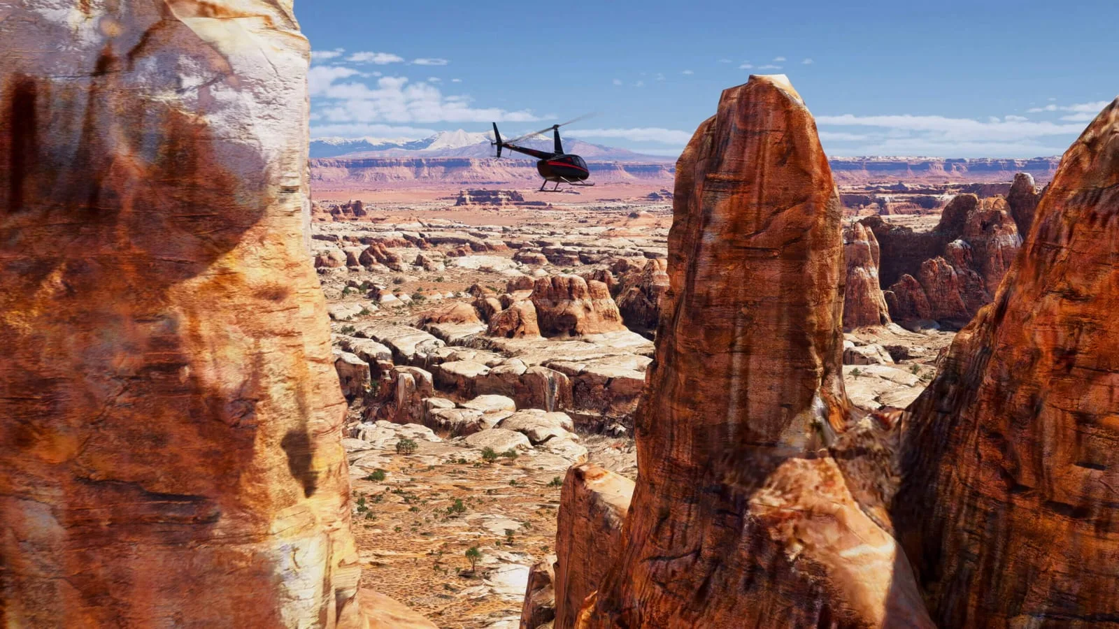 Rios Colorado e Green no Canyonlands National Park exibidos com detalhes realistas no simulador