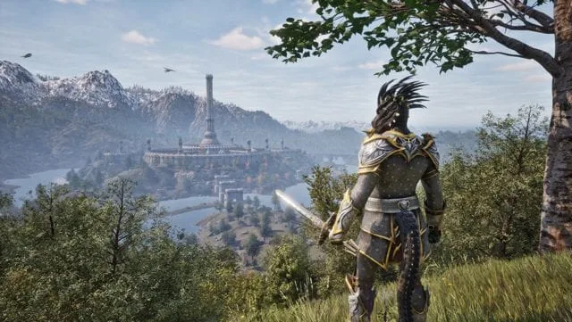 Screenshot oficial de gameplay de The Elder Scrolls 4: Oblivion Remastered