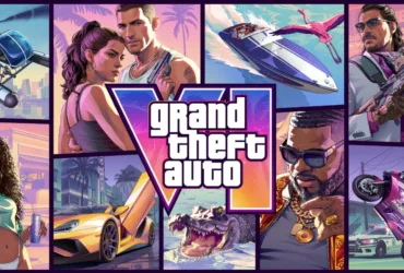 Screenshot oficial de GTA 6 exibindo gameplay urbano