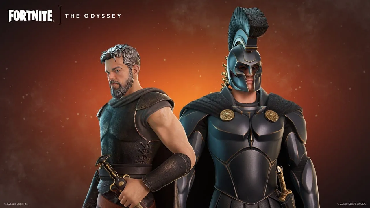 Skin de Matt Damon como Odysseus em Fortnite