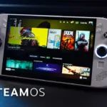SteamOS 3.8.23 Beta em execução mostrando melhorias para Steam Deck