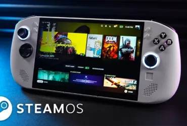 SteamOS 3.8.23 Beta em execução mostrando melhorias para Steam Deck