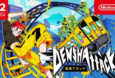 Trailer oficial de Denshattack! para Nintendo Switch 2 mostrando cena de gameplay acelerada
