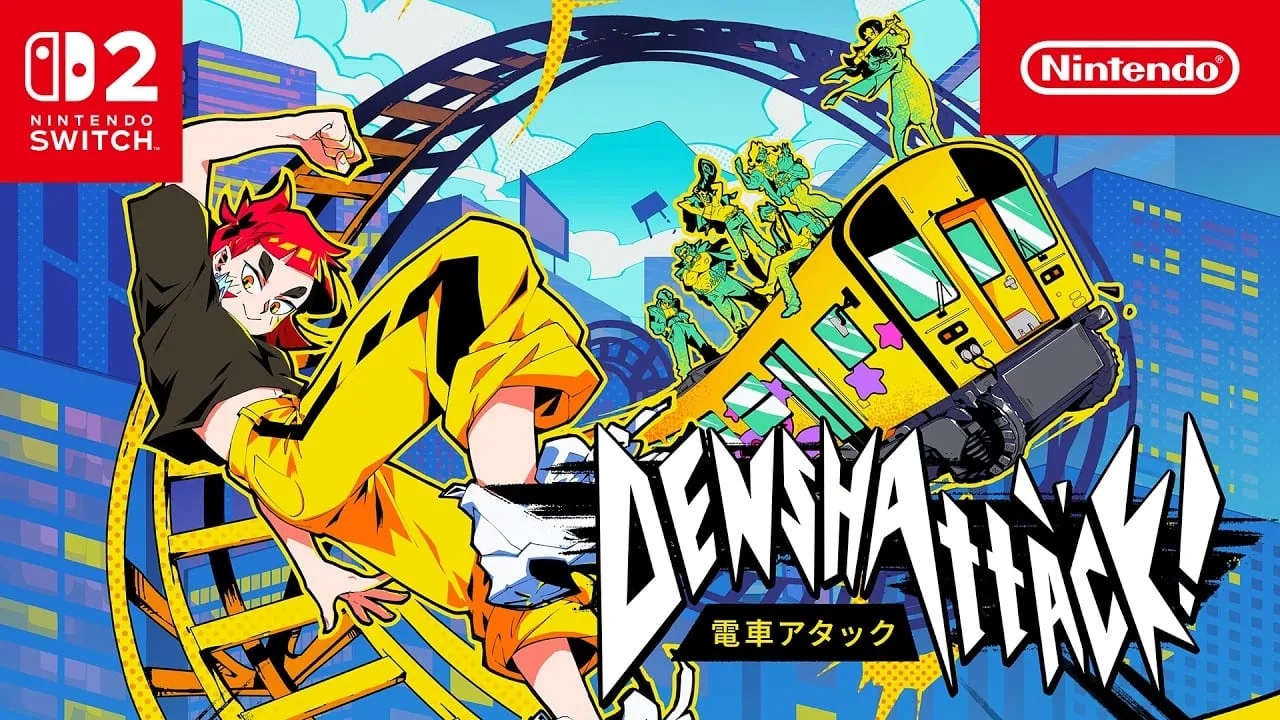 Trailer oficial de Denshattack! para Nintendo Switch 2 mostrando cena de gameplay acelerada