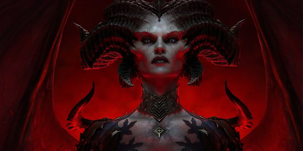 Altar de Lilith em Diablo 4 com ambientes sombrios típicos da franquia