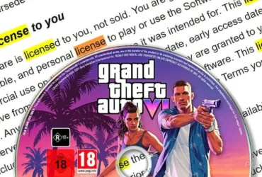 Arte da Sony relacionada a jogos digitais de PS5 licenciados, não vendidos