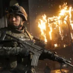 Arte de Call of Duty: Modern Warfare 4 com destaque para a beta do jogo