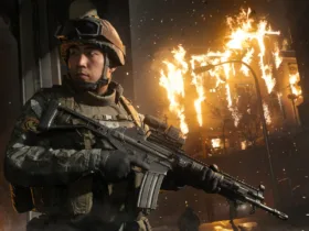 Arte de Call of Duty: Modern Warfare 4 com destaque para a beta do jogo