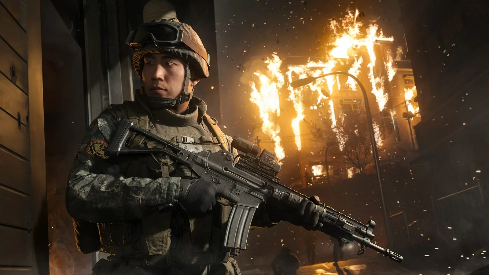 Arte de Call of Duty: Modern Warfare 4 com destaque para a beta do jogo
