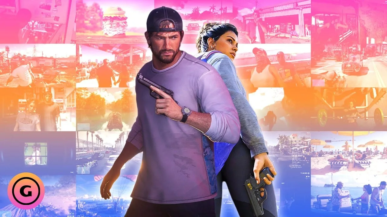 Arte de GTA 6 relacionada ao lançamento do jogo