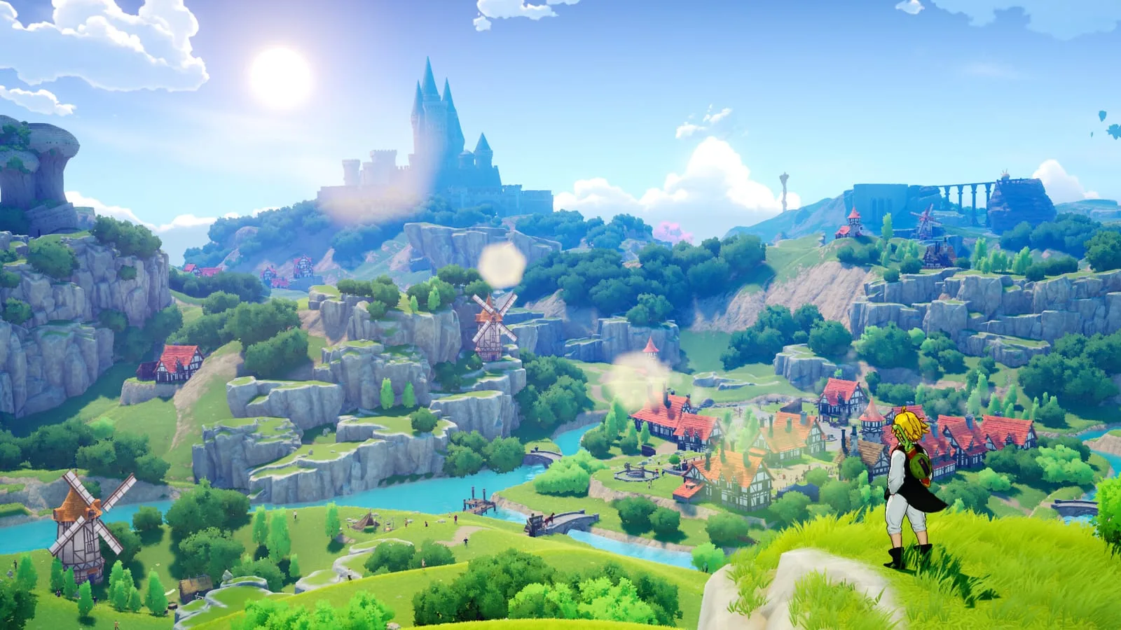 Arte de The Seven Deadly Sins: Origin usada na divulgação da atualização 2.0 para PS5