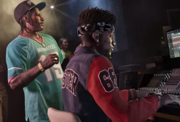 Arte oficial do GTA VI divulgada pela Netflix para o trailer