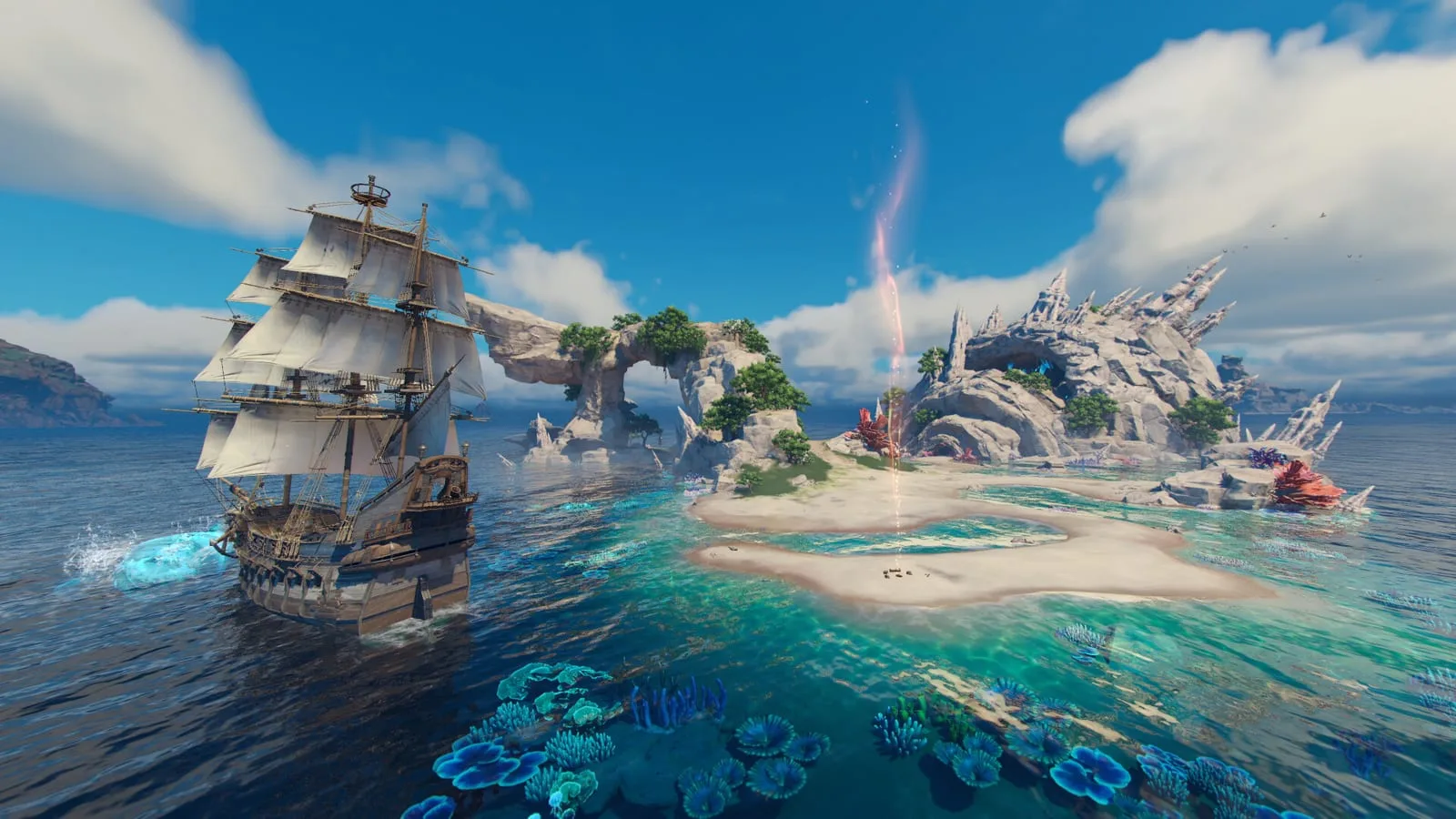 Arte principal de Sea of Remnants com clima de aventura pirata