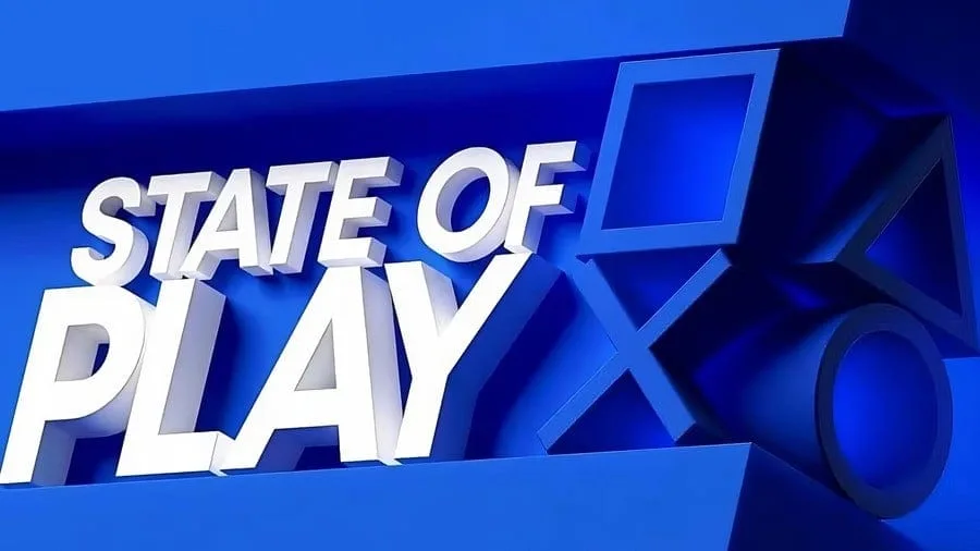 Arte promocional do State of Play da PlayStation
