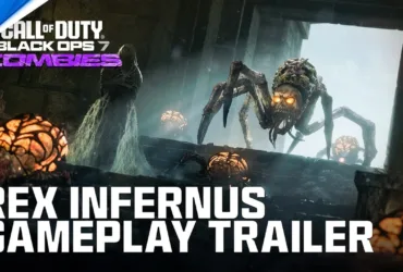 Call of Duty: Black Ops 7 Rex Infernus Zombies trailer com destaque para o Warden