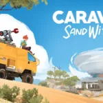 Capa oficial de Caravan SandWitch mostrando paisagem desértica e carroça