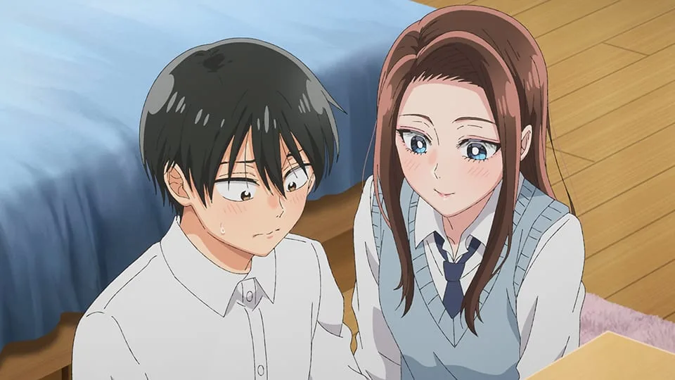 Cena de Gals Can’t Be Kind to Otaku!? destacada pela Crunchyroll