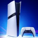 Console PlayStation 5 visto em fotografia oficial