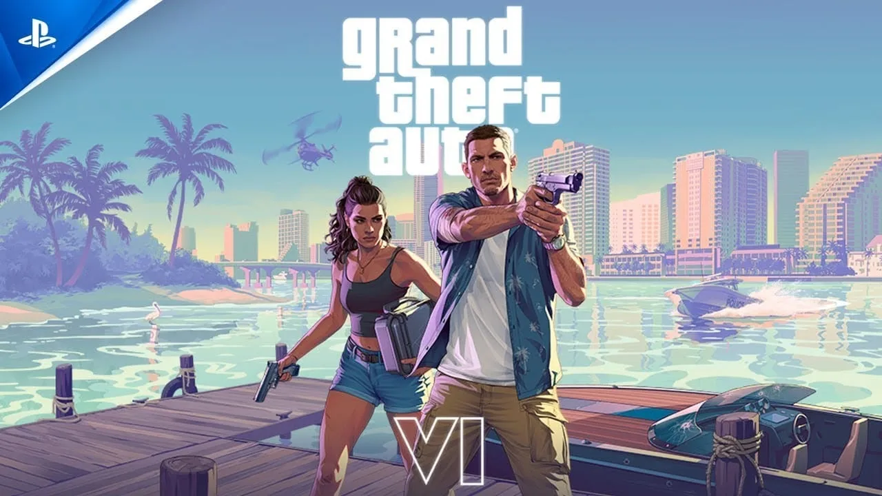Console PS5 Pro em destaque relacionado a GTA 6