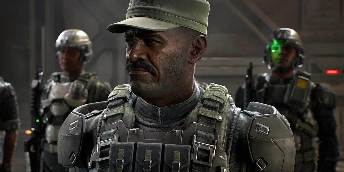 Halo: Campaign Evolved com Avery Johnson em imagem promocional