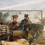 Imagem de Over The Top: WWI na Steam, com clima de guerra em grande escala
