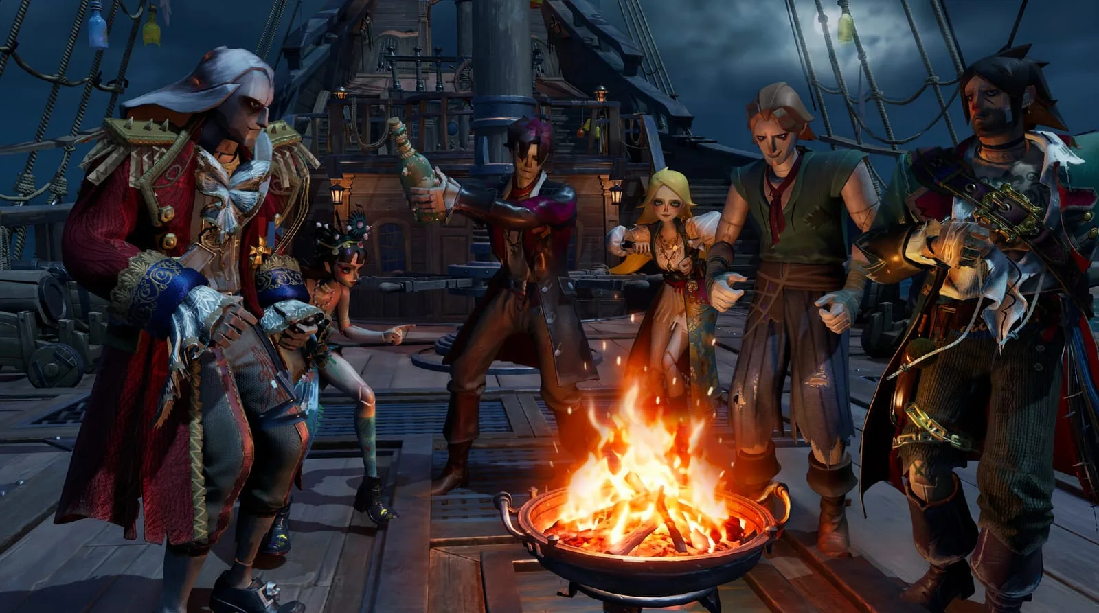 Imagem de Sea of Remnants com ambiente e atmosfera de aventura pirata
