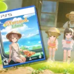 Imagem do jogo Starsand Island no PS5 mostrando o cenário detalhado da ilha