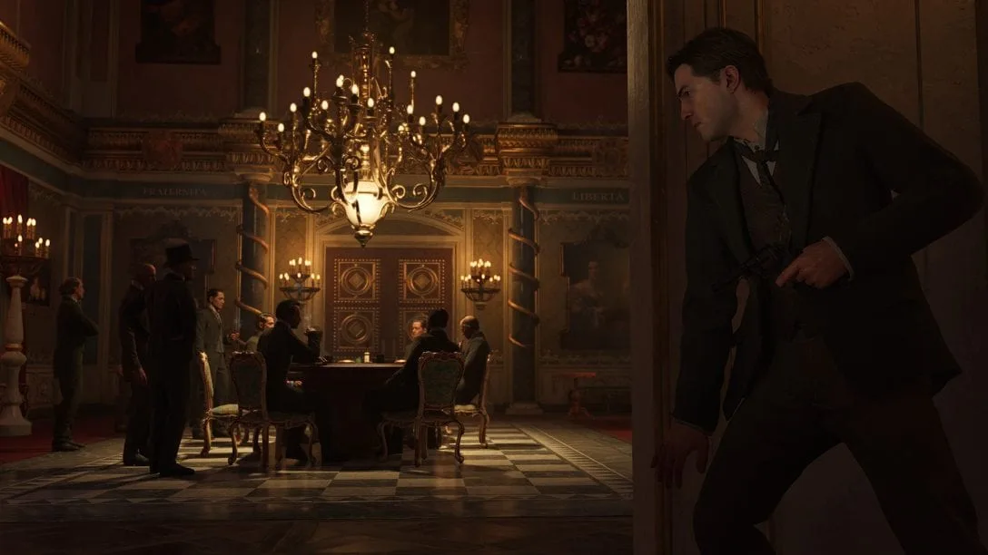 Imagem oficial de Mafia The Old Country mostrando protagonistas da expansão Man of Honor